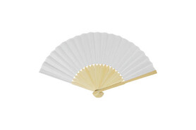Handfächer aus RPET-Polyester mit Bambusspeichen., Art.-Nr. AP800790-WS - Paterno B2B-Shop