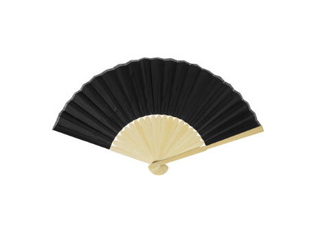 Handfächer aus RPET-Polyester mit Bambusspeichen., Art.-Nr. AP800790-SW - Paterno B2B-Shop