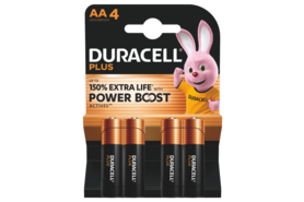 Batterie Duracell Mignon AA 1,5V - 4er Packung, Art.-Nr. MN1500-4 - Paterno B2B-Shop