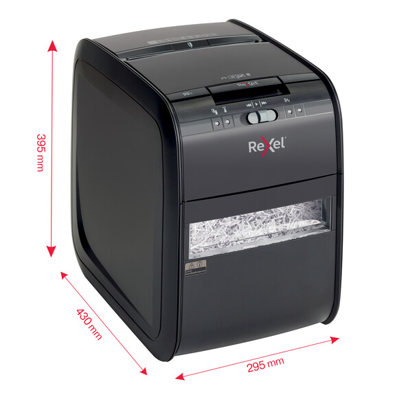 Aktenvernichter Rexel Optimum Auto+ 90X, Art.-Nr. 2103080EUA - Paterno B2B-Shop