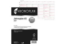 Kalendereinlage Chronoplan A5 Jahresplan, Art.-Nr. 5027J - Paterno B2B-Shop