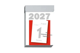 Kalender Leykam Tagesblock 55x80mm 2027, Art.-Nr. KA02 - Paterno B2B-Shop
