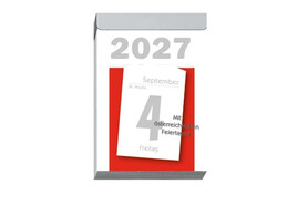 Kalender Leykam Tagesblock 65x98mm 2027, Art.-Nr. KA03 - Paterno B2B-Shop