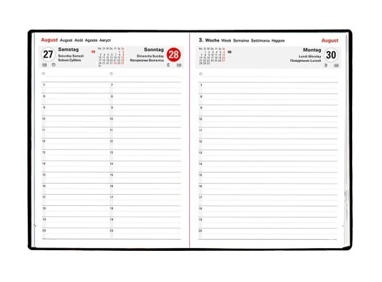 Kalender Leykam Classic Praktik A6 2027, Art.-Nr. KA161 - Paterno B2B-Shop