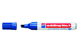 Marker Edding 1 blau permanent, Art.-Nr. 1-BL - Paterno B2B-Shop