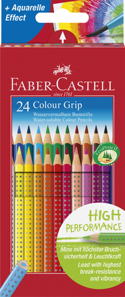 Farbstifte Faber Colour GRIP 24er Etui, Art.-Nr. 112424 - Paterno B2B-Shop