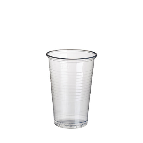 Trinkbecher 0,2 Liter transparent mit Füllstrich, Art.-Nr. 12149 - Paterno B2B-Shop