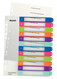 Register Leitz WOW A4 1-12, Art.-Nr. 12440000 - Paterno B2B-Shop
