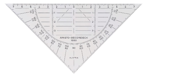 Geodreieck Aristo 1550 ohne Griff, Art.-Nr. 1550 - Paterno B2B-Shop