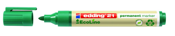 Marker Edding permanent 21 EcoLine grün, Art.-Nr. 21EDDING-GN - Paterno B2B-Shop