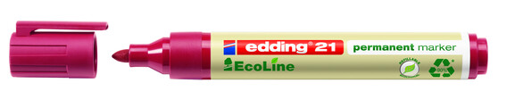 Marker Edding permanent 21 EcoLine rot, Art.-Nr. 21EDDING-RT - Paterno B2B-Shop