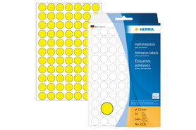 Markierungspunkte Herma 13 mm gelb, Art.-Nr. 2231E - Paterno B2B-Shop