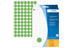 Markierungspunkte Herma 13 mm grün, Art.-Nr. 2235GRUEN - Paterno B2B-Shop