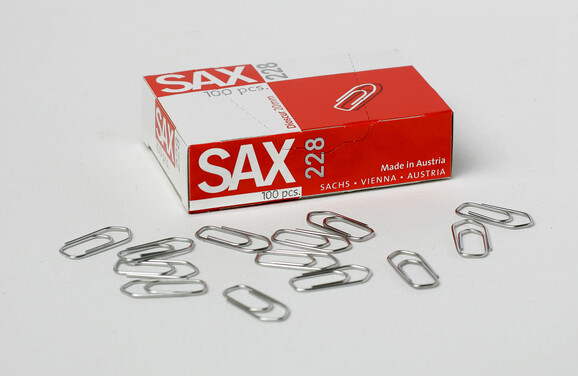 Büroklammern Sax 228 Original 20 mm, Art.-Nr. 228-C - Paterno B2B-Shop