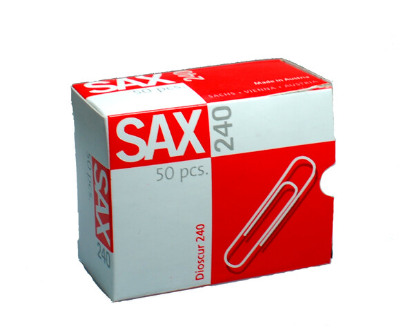 Büroklammern Sax 240 Original 77 mm, Art.-Nr. 240-C - Paterno B2B-Shop