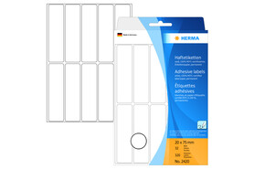 Etiketten Herma 20 x 75 mm weiss, Art.-Nr. 2420E - Paterno B2B-Shop