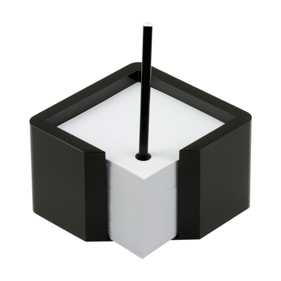 Zettelbox Arlac Memioren 10x10 cm schwarz, Art.-Nr. 257-SW - Paterno B2B-Shop
