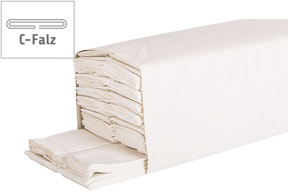 Papierhandtücher 2-lagig C-Falz recycling hochweiß, Art.-Nr. 277041 - Paterno B2B-Shop