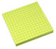 Haftnotizen Info notes 75x75 mm kariert gelb, Art.-Nr. 278PSM-KAR-GE - Paterno B2B-Shop