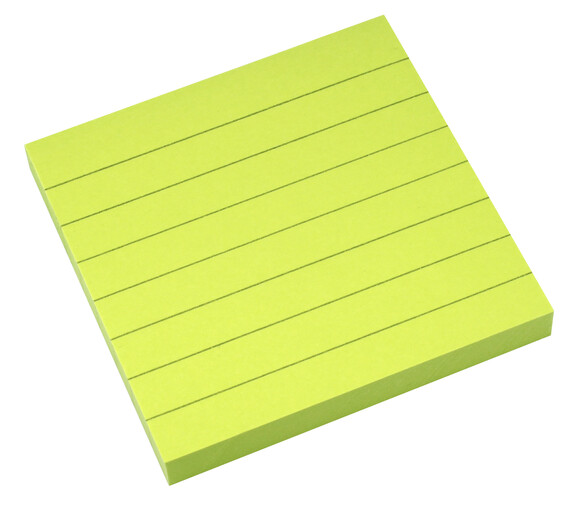 Haftnotizen Info notes 75x75 mm liniert orange, Art.-Nr. 278PSM-LIN-OR - Paterno B2B-Shop