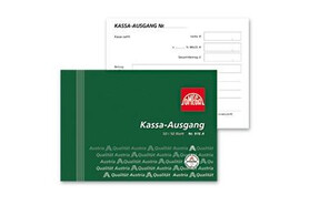 Kassaausgangsbuch Omega A6 quer 3x50 Blatt, Art.-Nr. 2916A - Paterno B2B-Shop