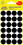 Markierungspunke ZWF Ø 18 mm, schwarz, Art.-Nr. 3003ZWF - Paterno B2B-Shop