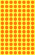 Markierungspunkte ZWF Ø 8 mm, leuchtorange, Art.-Nr. 3178ZWF - Paterno B2B-Shop