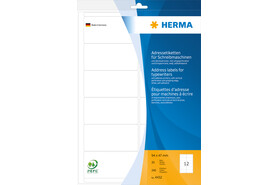 Adressetiketten Herma 94x47 mm weiss, Art.-Nr. 4432H - Paterno B2B-Shop