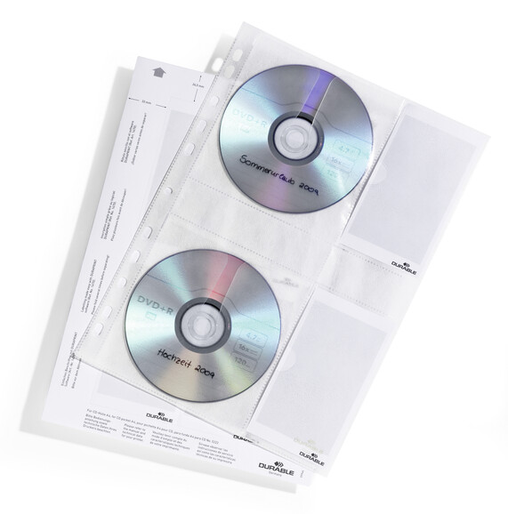 Hüllen CD Durable A4 transparent, Art.-Nr. 5222-19 - Paterno B2B-Shop
