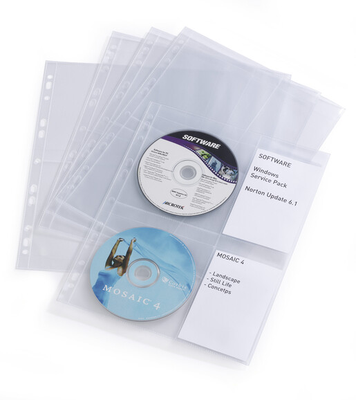 Hüllen CD/DVDDurable Cover light M transparent, Art.-Nr. 523819 - Paterno B2B-Shop