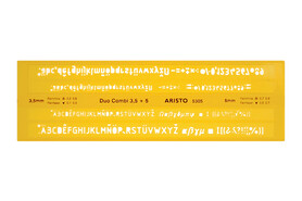 Schriftschablone Aristo Duo combi, Art.-Nr. 5305 - Paterno B2B-Shop