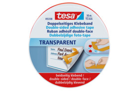 Klebeband Tesa doppelseitig 15mm x10lfm, Art.-Nr. 5338 - Paterno B2B-Shop