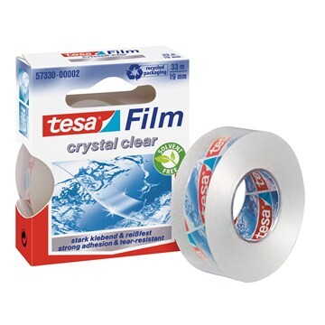 Klebeband Tesafilm 19mm 33lfm kristall klar, Art.-Nr. 57330 - Paterno B2B-Shop