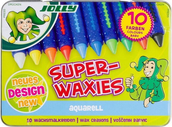 Wachskreiden Jolly Superwaxies Aquarell 10er, Art.-Nr. 5955-0003 - Paterno B2B-Shop