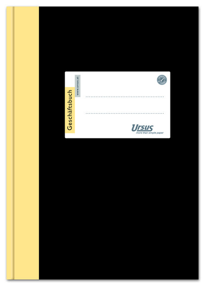 Geschäftsbuch Ursus A4 144 Bl. liniert, Art.-Nr. 608-144A4-10 - Paterno B2B-Shop