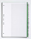 Register Durable 6201 A4 A-Z 25-teilig, Art.-Nr. 620105 GRUEN - Paterno B2B-Shop