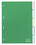 Register Durable 6220 A4 blanko 5-teilig, Art.-Nr. 622005 GRUEN - Paterno B2B-Shop