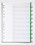 Register Durable 6221 A4 blanko 10-teilig, Art.-Nr. 622105 GRUEN - Paterno B2B-Shop