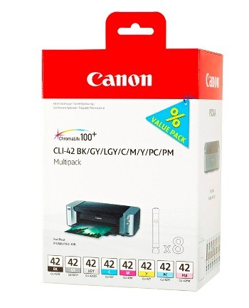 Canon Ink Multi Pack BK/C/M/Y/PC/PM/GY/LGY je13ml, Art.-Nr. 6384B010 - Paterno B2B-Shop