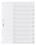 Register Durable 6441 A4 1-10 10-teilig, Art.-Nr. 644110 GRAU - Paterno B2B-Shop
