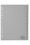 Register Durable 6441 A4 1-10 10-teilig, Art.-Nr. 644110 GRAU - Paterno B2B-Shop