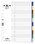 Register Durable 6747 A4 10-teilig, Art.-Nr. 674727 - Paterno B2B-Shop
