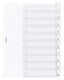 Register Durable 6821 A4 1-10 10-teilig, Art.-Nr. 682119 FARBLOS - Paterno B2B-Shop