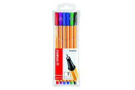 Fineliner Stabilo 88 6-er Etui, Art.-Nr. 88-6 - Paterno B2B-Shop