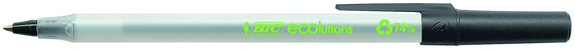 Kugelschreiber Bic Ecolutions round Stic schwarz, Art.-Nr. 8806861 - Paterno B2B-Shop