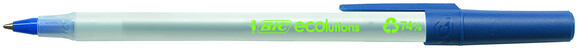 Kugelschreiber Bic Ecolutions round Stic blau, Art.-Nr. 8806891 - Paterno B2B-Shop