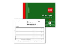 Rechnungsbuch Omega A6 quer 2x50 Blatt, Art.-Nr. 951 1-2OK - Paterno B2B-Shop