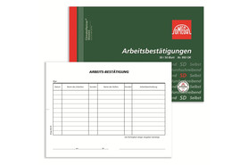 Arbeitsbestätigung Omega A5 quer 2x50 Blatt, Art.-Nr. 993OK - Paterno B2B-Shop