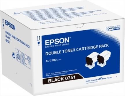 Epson Toner AL-C300 black 1x2, Art.-Nr. C13S050751 - Paterno B2B-Shop
