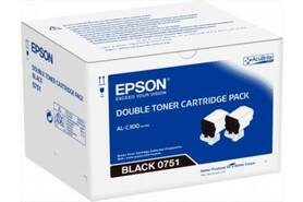 Epson Toner AL-C300 black 1x2, Art.-Nr. C13S050751 - Paterno B2B-Shop